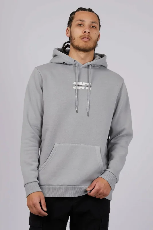 thick design hoodies -Aperture Hoody Grey