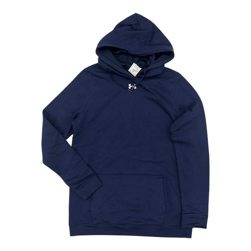 clan abstract sweatshirts -Athletic Sweatshirt Hoodie By Under Armour In Blue, Size:L