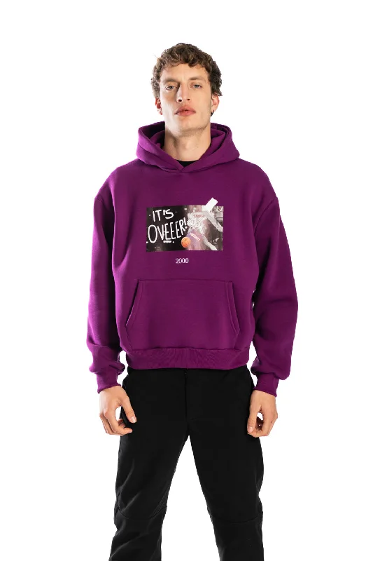 gradient pattern hoodies -HOODIE OVER