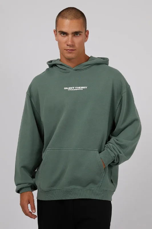 care design hoodies -Essential Theory Hoody Green