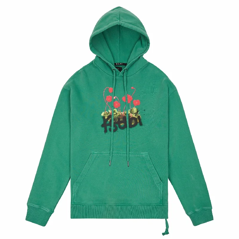 hula vibe hoodies -Grass Cutter Biggie Hoodie | Green