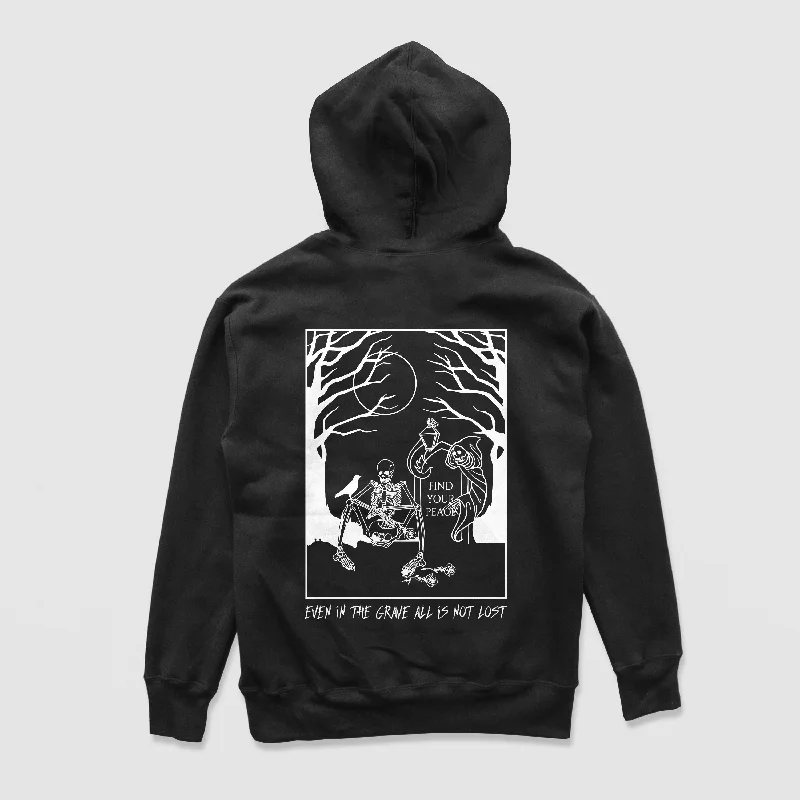 gradient art hoodies -Find Your Peace Hoodie