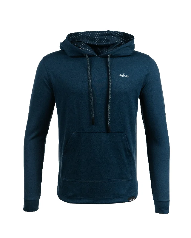 rugged geometric hoodies -Navy Golf Hoodie