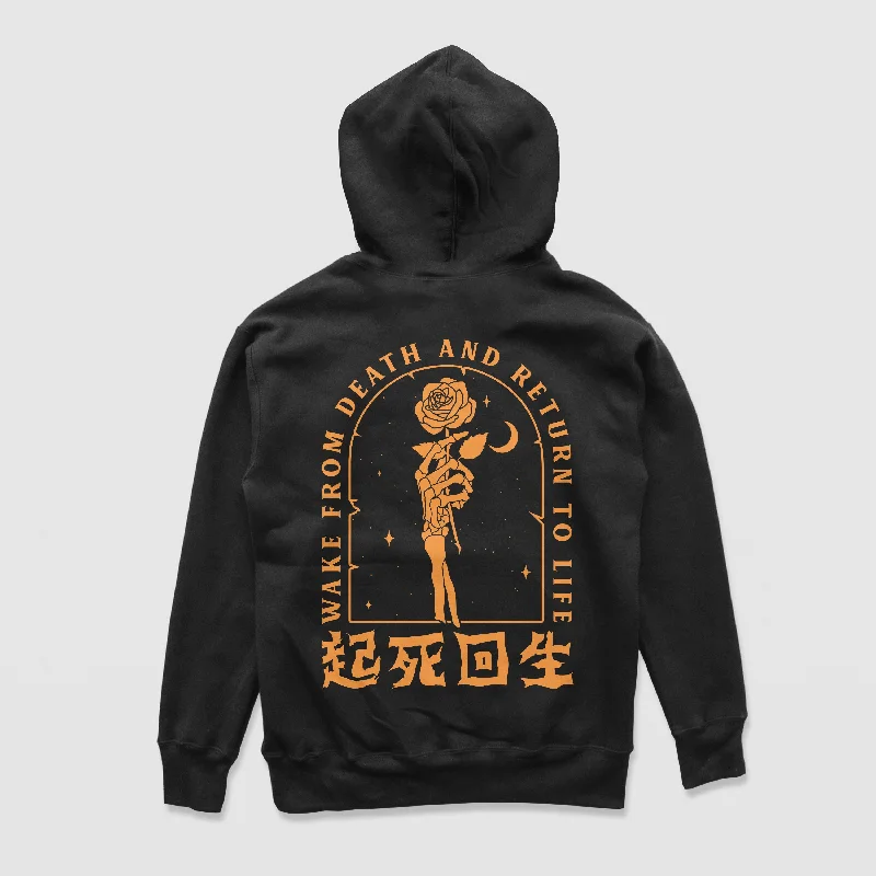 animal design hoodies -Wake From Death Halloween Hoodie