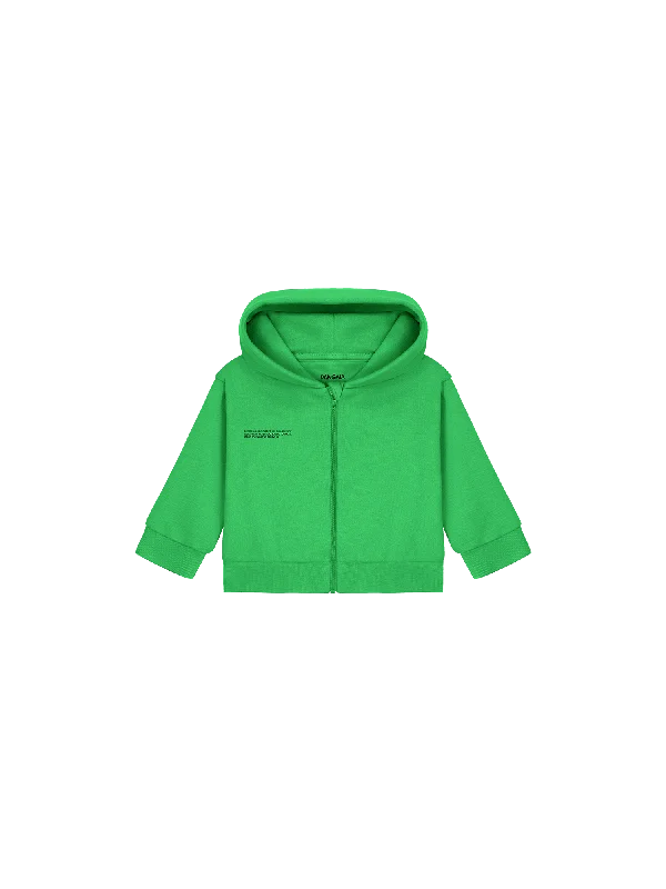 sketch style hoodies -Baby 365 Midweight Zip Up Hoodie—jade green