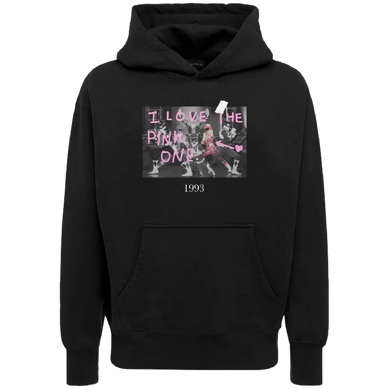 gradient design hoodies -HOODIE POWER PINK