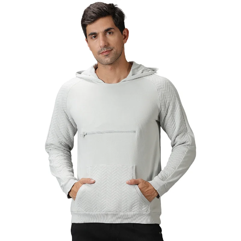 care art hoodies -Men's Quilted Hooded Sweat Shirt with Kangaroo Pockets.