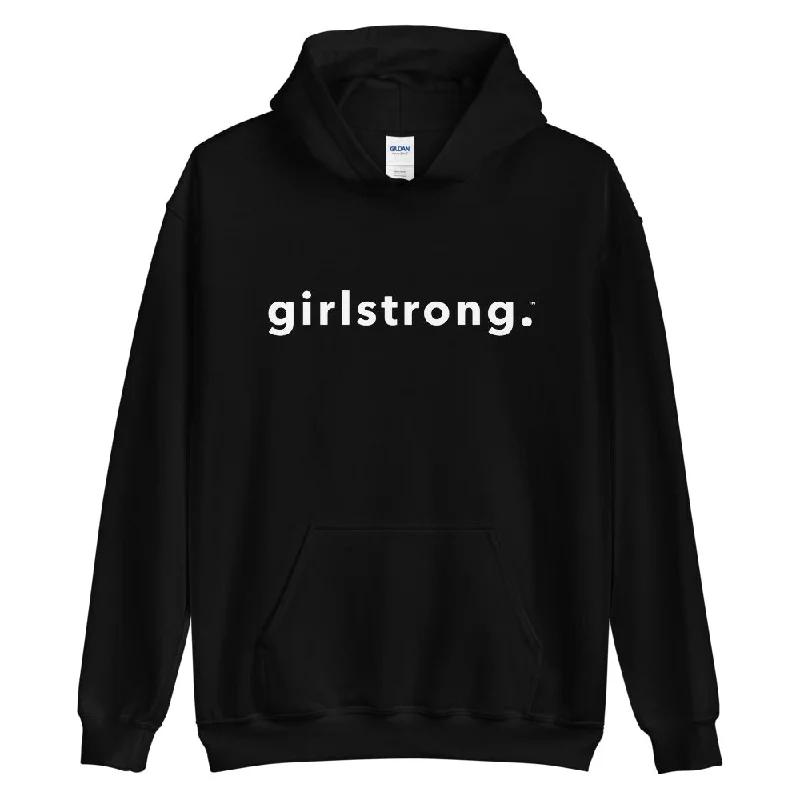 rugged graphic hoodies -THE ESSENTIAL UNISEX HOODIE BLACK