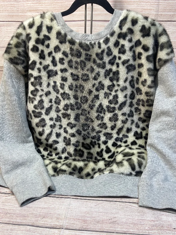 old design sweatshirts -Sweatshirt Crewneck By Kate Spade In Leopard Print, Size: M