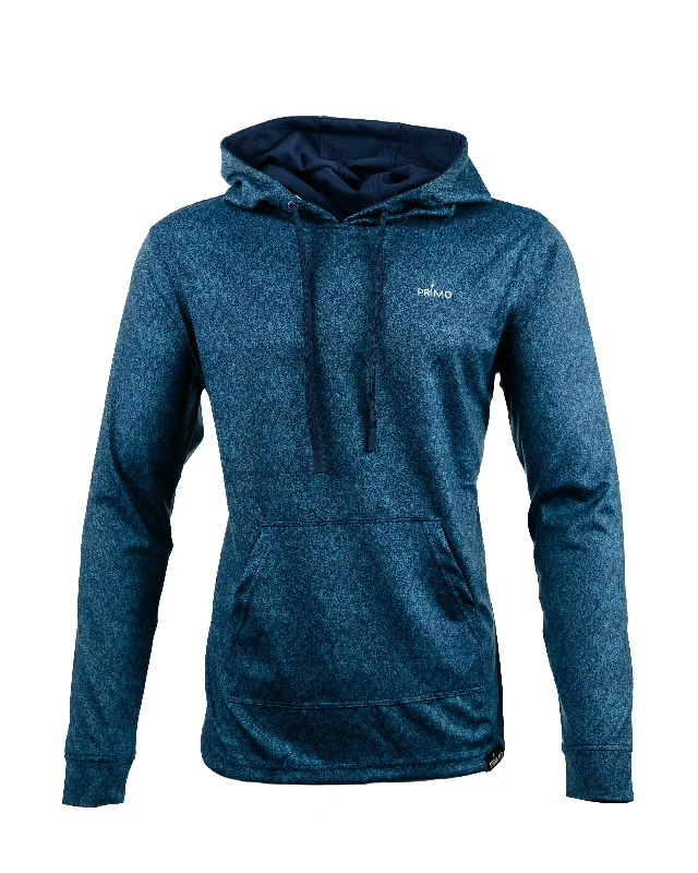 swell geometric hoodies -Blue Static Golf Hoodie