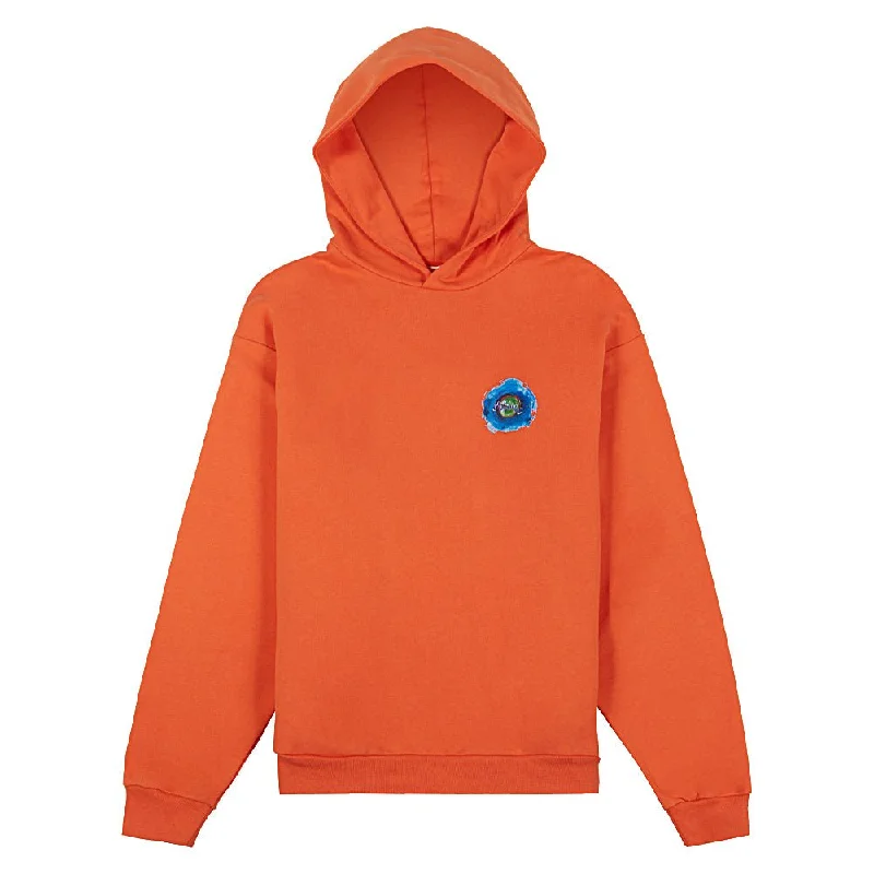 kin floral hoodies -Watercolor Hoodie | Orange