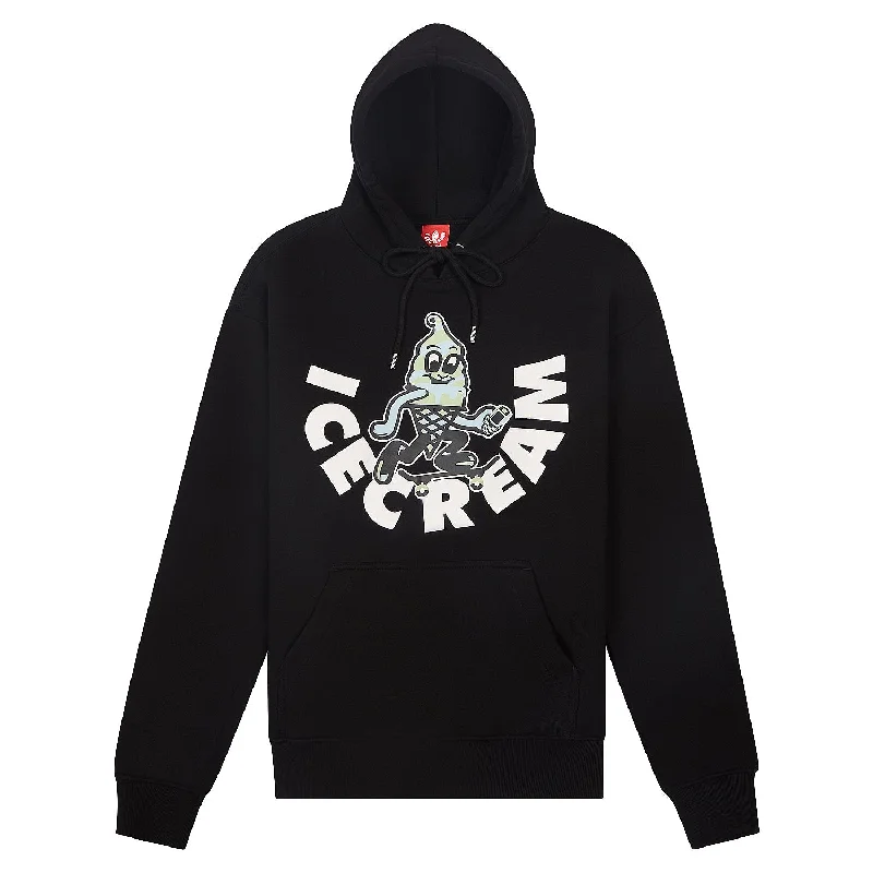 care vibe hoodies -Skate More Hoodie | Black