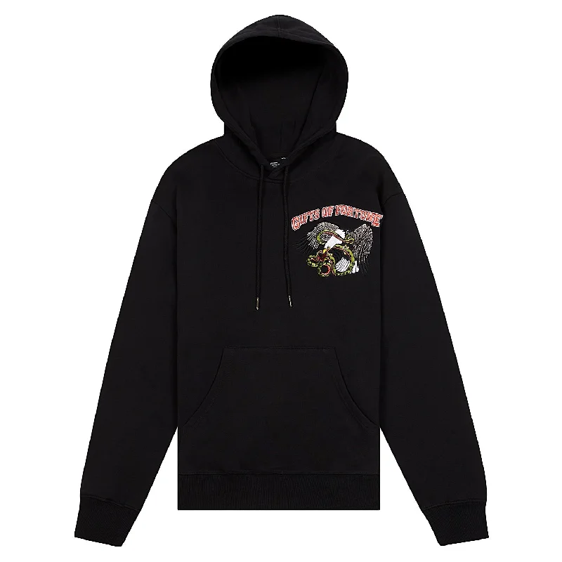 ridge vibe hoodies -Iron Bird Hoodie | Black