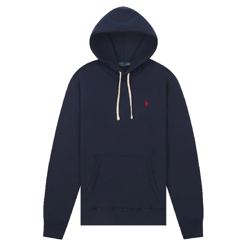 gradient floral hoodies -RL Fleece Pullover Hoodie | Navy