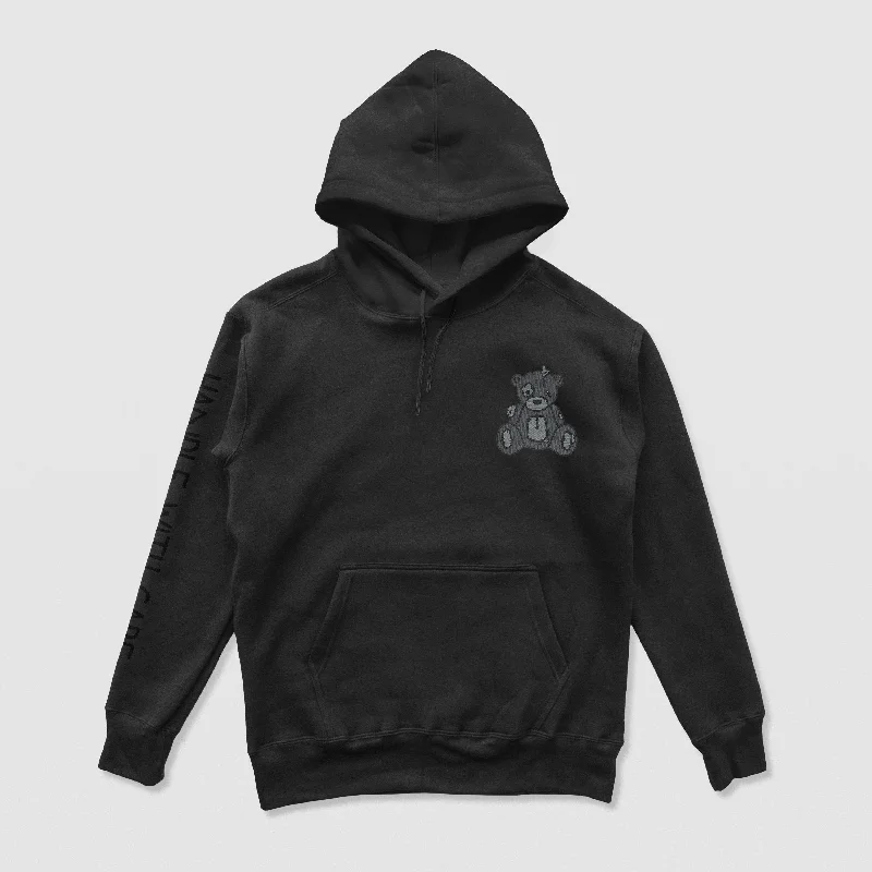 retro pattern hoodies -Handle With Care Blackout Hoodie