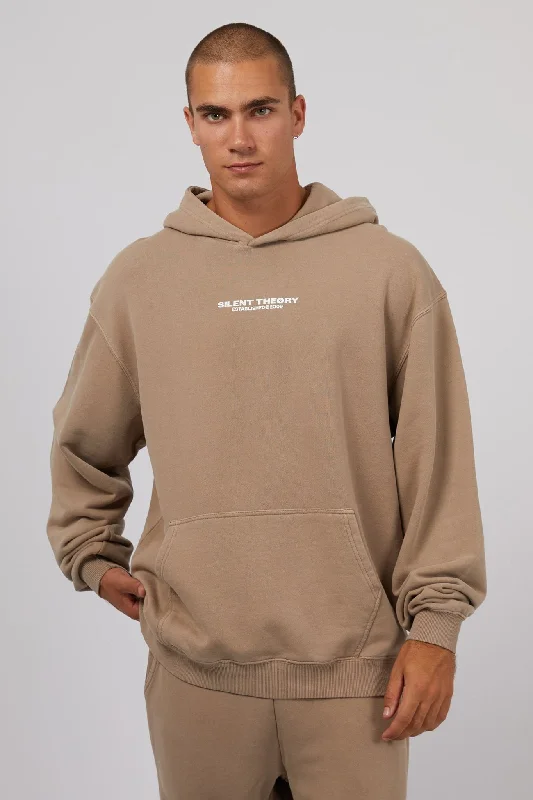 bold art hoodies -Essential Theory Hoody Tan