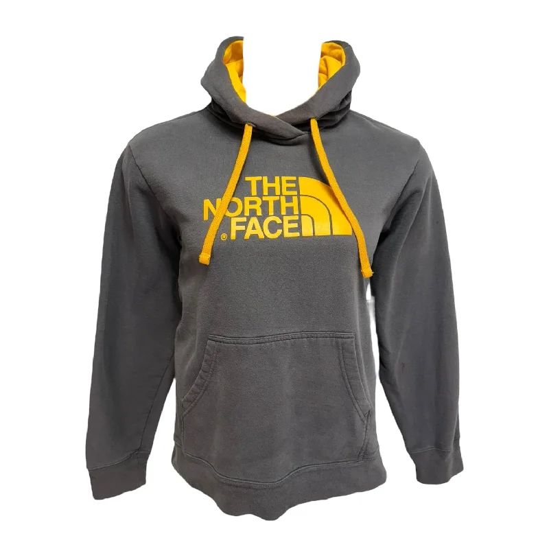 glow slogan sweatshirts -Athletic Sweatshirt Hoodie By The North Face In Grey, Size: M