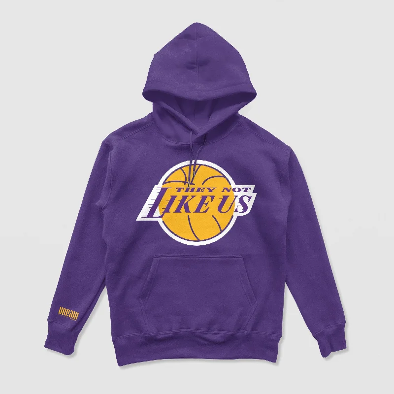 brainy design hoodies -Not Like Us Hoodie (Purple LAL Edition)