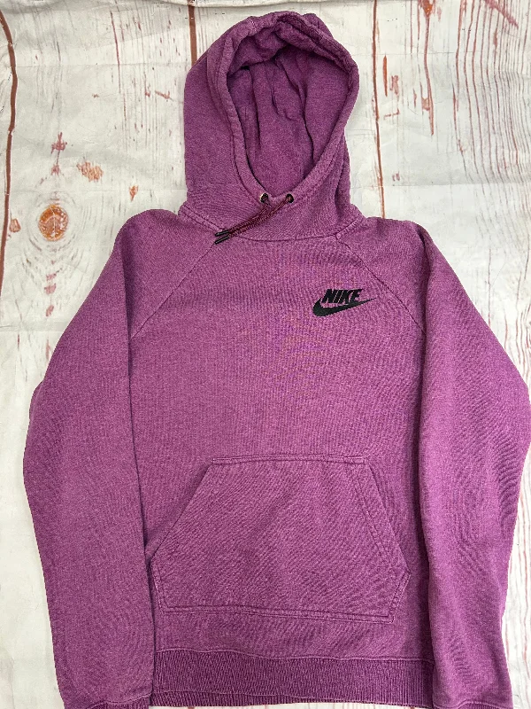 ombre print sweatshirts -Sweatshirt Hoodie By Nike Apparel In Purple, Size: S