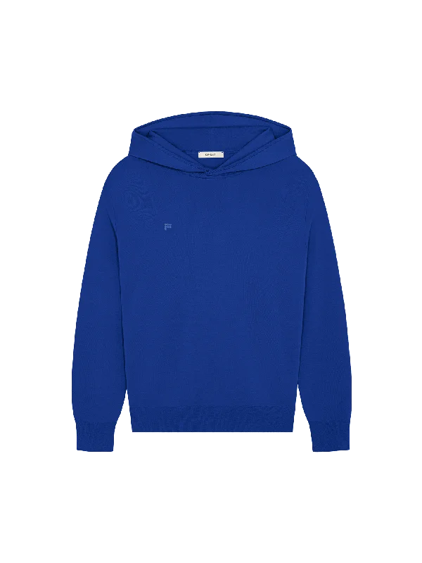 orbit vibe hoodies -Mens DNA Regenerative Merino Wool Hoodie—earth blue