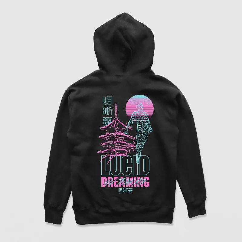 quirky art hoodies -Lucid Dreaming Hoodie