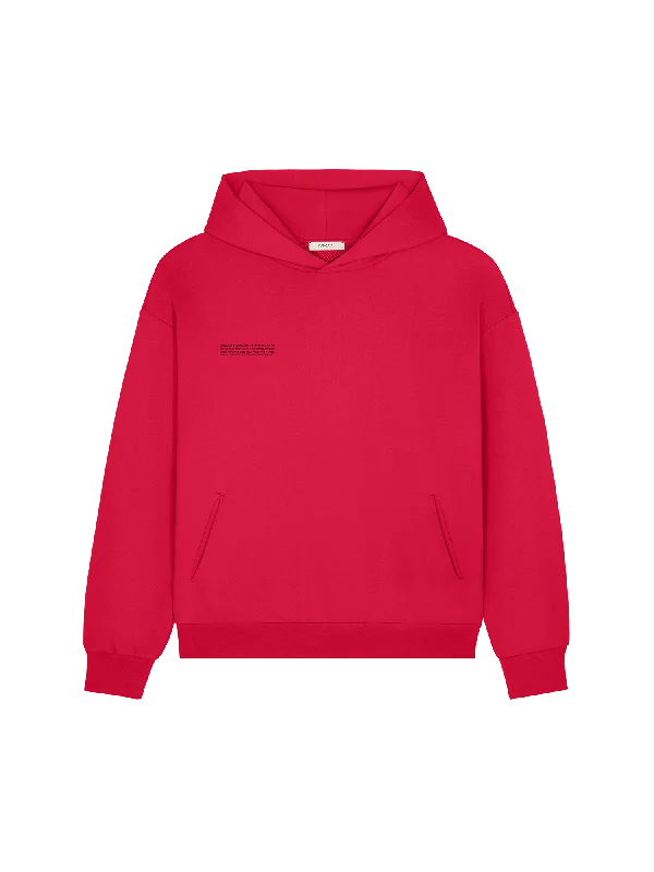 sketch vibe hoodies -Mens 365 Midweight Hoodie—Goji berry red