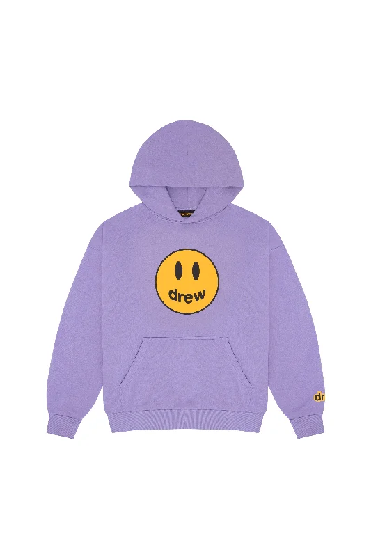 retro trend hoodies -mascot oversized hoodie - lavender