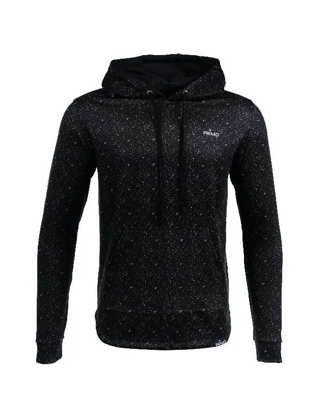 kin abstract hoodies -Speckled Black Golf Hoodie