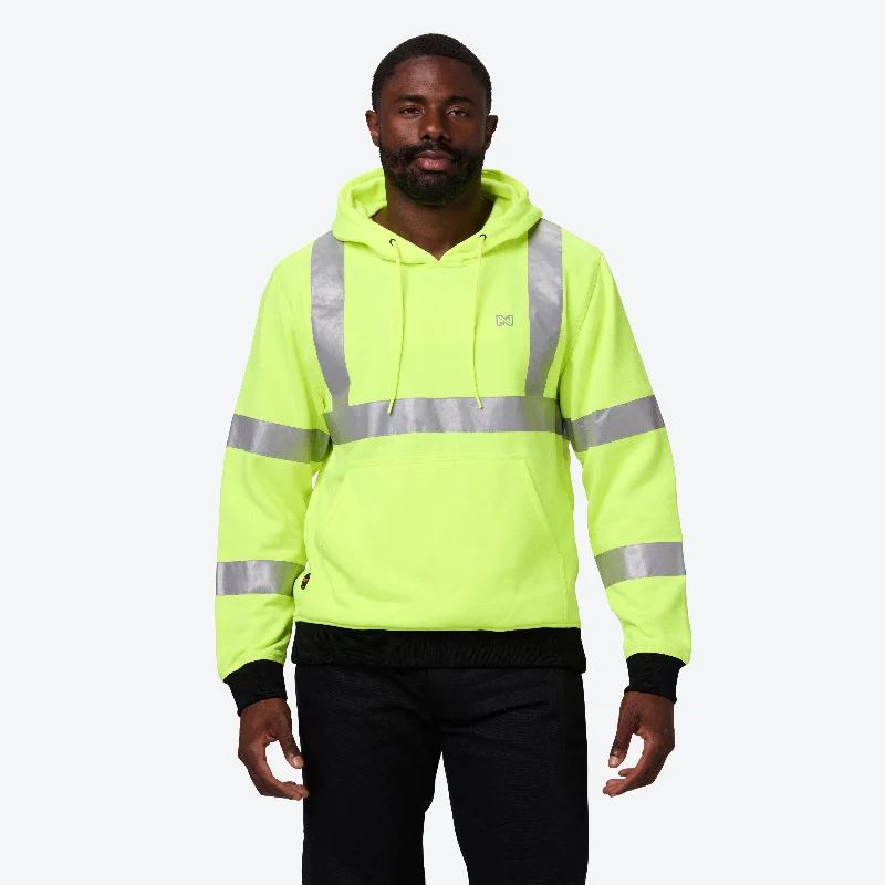 pixel style hoodies -HI-VIS Pullover Hoodie Men's