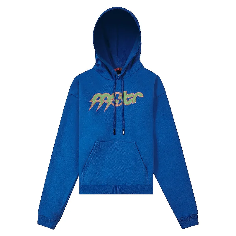 sweat vibe hoodies -Logo Planet Hoodie | Dazzling Blue