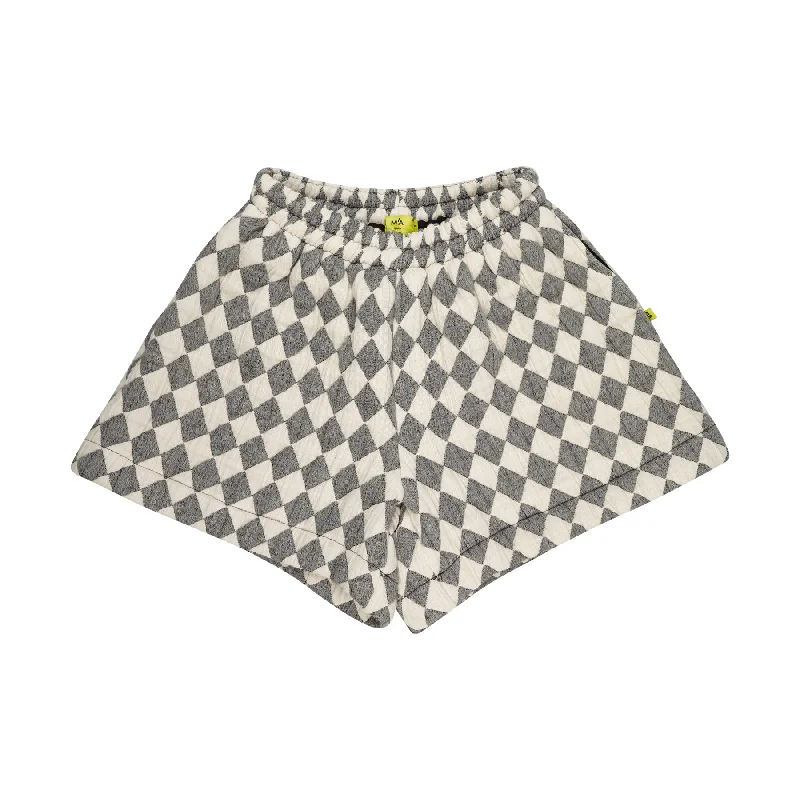 pocket utility shorts -pocket utility shorts -BLACK AND WHITE PADDED SHORTS