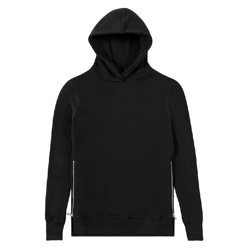 rugged geometric hoodies -Hooded Villain | Black