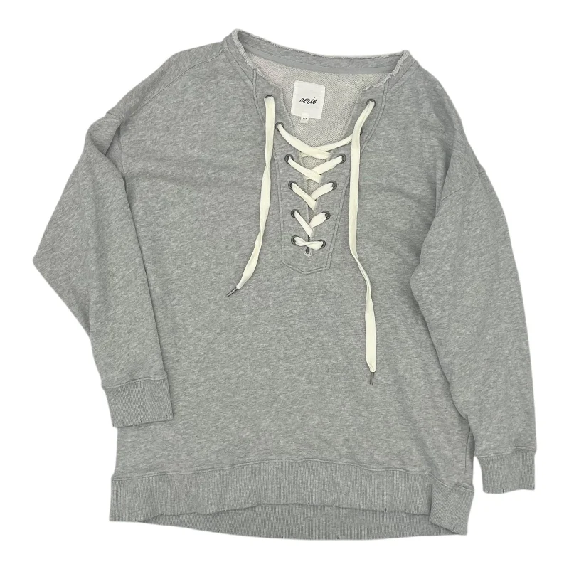 active art sweatshirts -Sweatshirt Crewneck By Aerie In Grey, Size:S