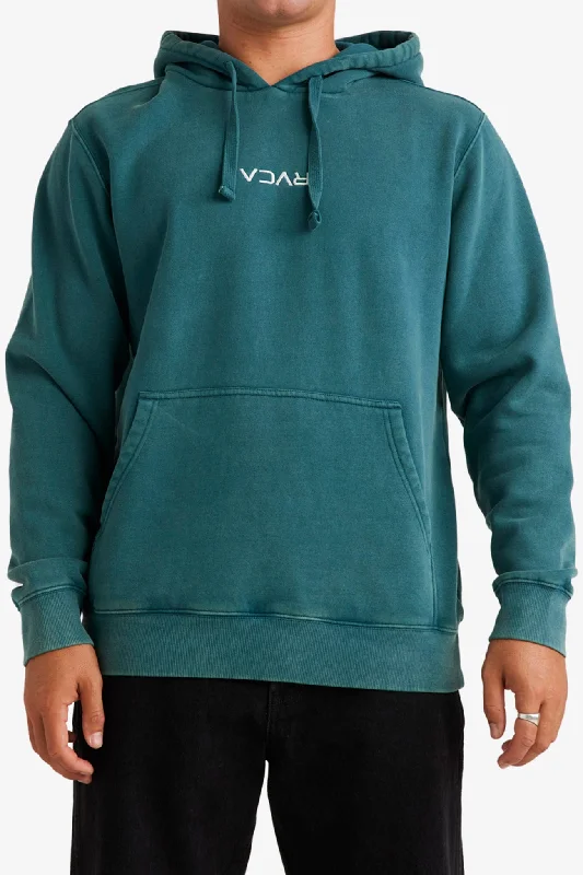 soft art hoodies -RVCA Mini Flipped Hoodie Atlantic