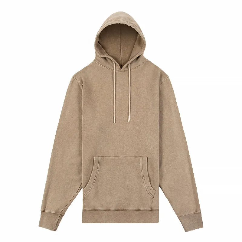 petal stripe hoodies -Vintage Hoodie | Tan