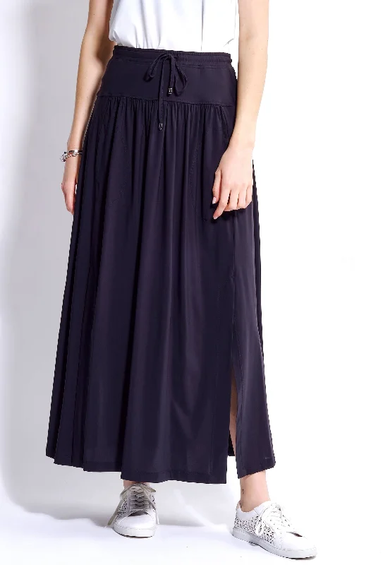 sharp cut skirts -sharp cut skirts -Flore Jupe Skirt - Noir