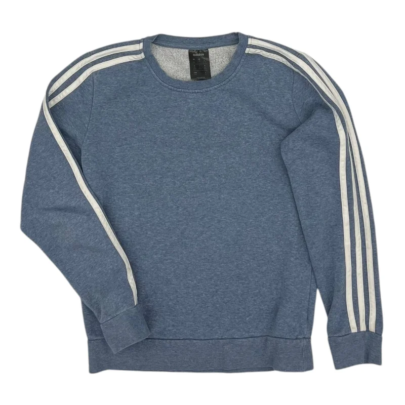 group sweatshirts custom -Sweatshirt Crewneck By Adidas In Blue, Size:Xs