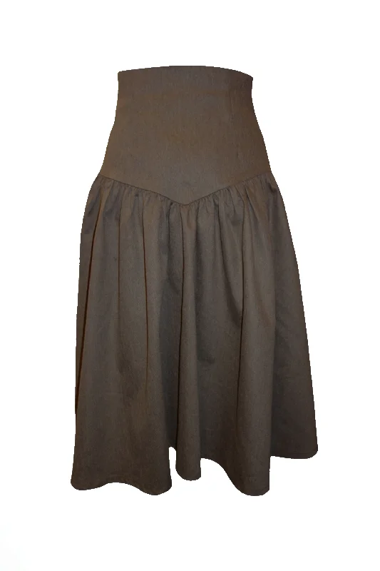 fine bamboo skirts -fine bamboo skirts -ROMANTICISM MIDI SKIRT