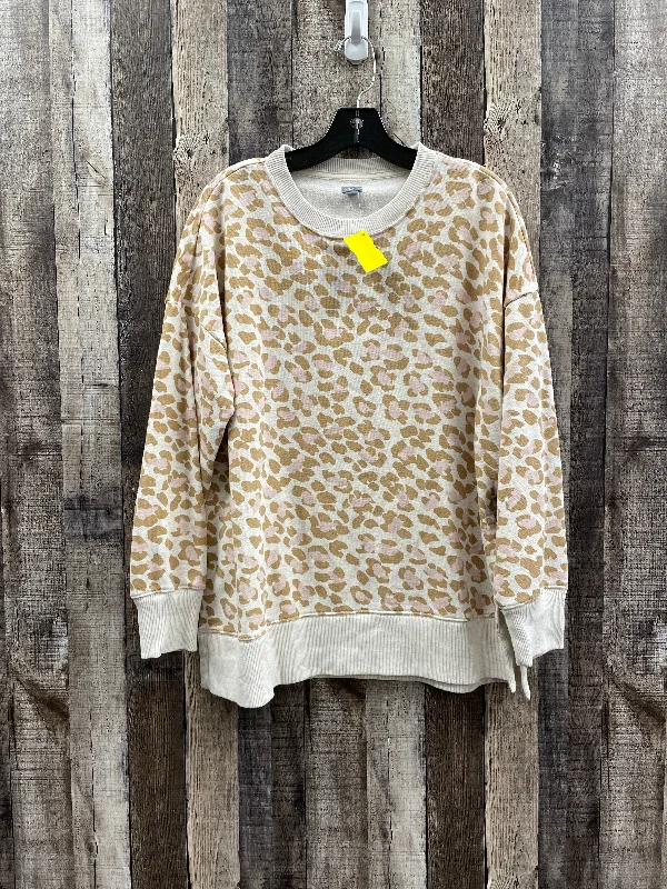 space floral sweatshirts -Sweatshirt Crewneck By Aerie In Animal Print, Size: M