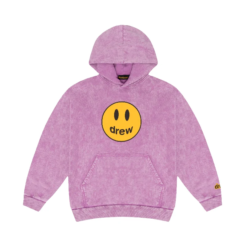 lush vibe hoodies -mascot hoodie - washed grape