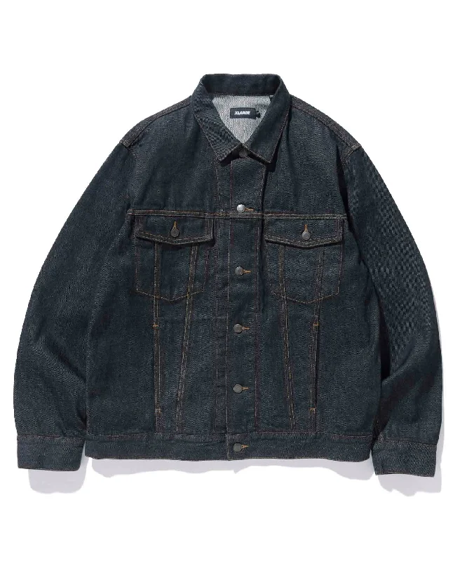 extra-large bomber jackets -DENIM WORK JACKET