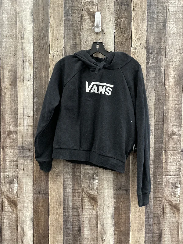 toon vibe sweatshirts -Sweatshirt Hoodie By Vans In Black, Size: M