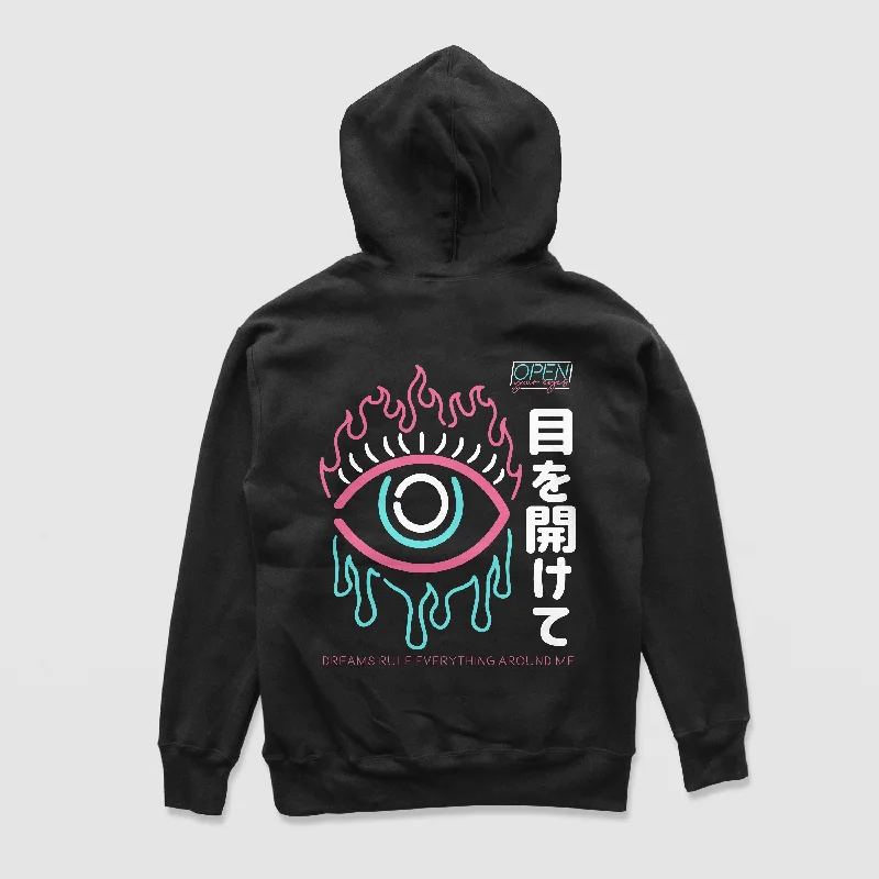 soft art hoodies -Open Your Eyes Hoodie