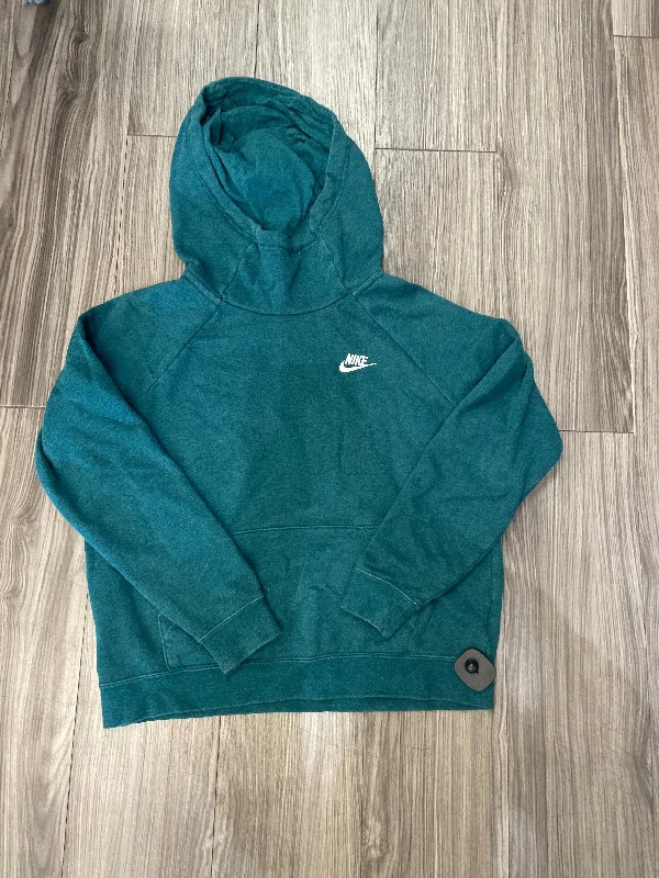 animal vibe sweatshirts -Sweatshirt Hoodie By Nike Apparel In Green, Size: M