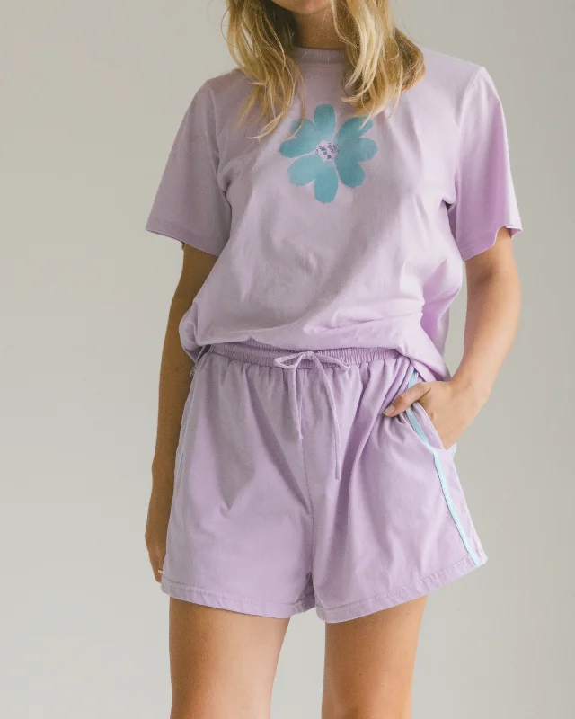 floral cheerful shorts -floral cheerful shorts -Essentials Shorts | Purple & Blue