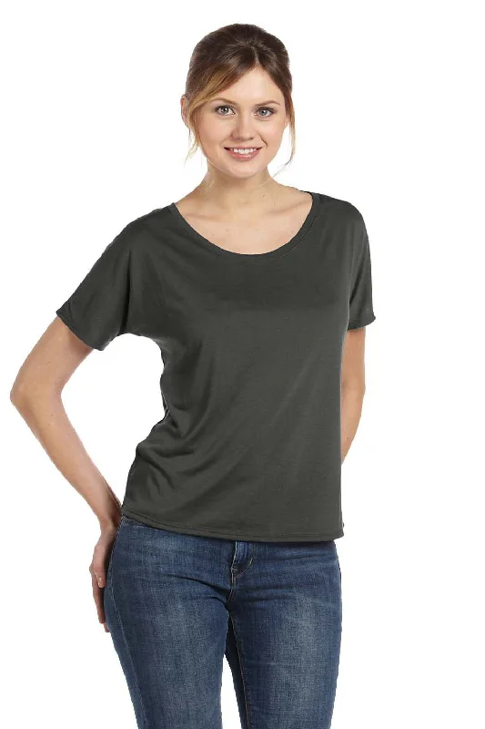 blend breezy t-shirts -blend breezy t-shirts -blend breezy t-shirts -Bella + Canvas Womens Slouchy Short Sleeve Wide Neck T-Shirt - Black Marble