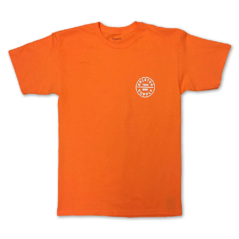 vivid gym t-shirts -vivid gym t-shirts -vivid gym t-shirts -Brixton Oath T-Shirt Orange