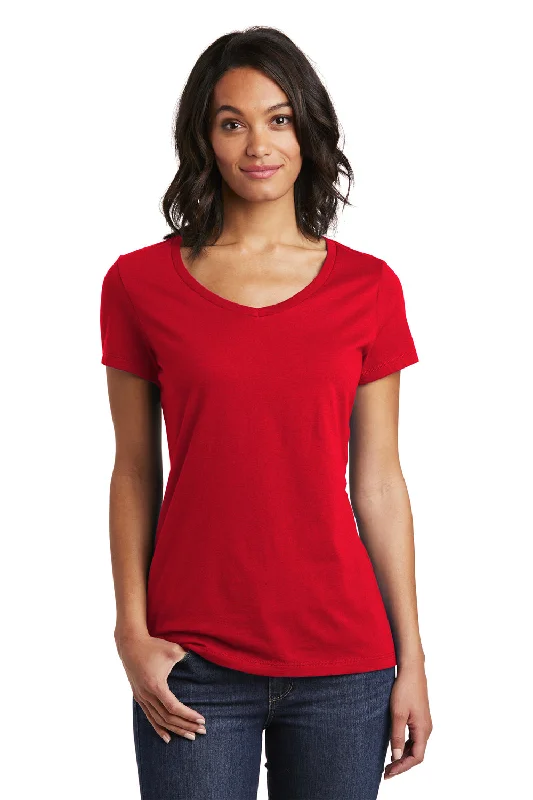 blend breezy t-shirts -blend breezy t-shirts -blend breezy t-shirts -District Womens Very Important Short Sleeve V-Neck T-Shirt - Classic Red