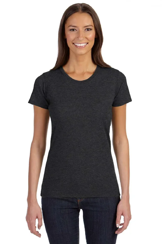 blended fabric t-shirts -blended fabric t-shirts -blended fabric t-shirts -Econscious Womens Short Sleeve Crewneck T-Shirt - Charcoal Black