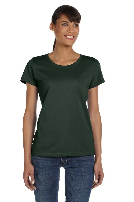 tough outdoor t-shirts -tough outdoor t-shirts -tough outdoor t-shirts -Fruit Of The Loom Womens HD Jersey Short Sleeve Crewneck T-Shirt - Forest Green